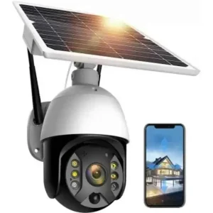 camera de surveillance solaire 4g ptz robotique intelligente et smart connecte
